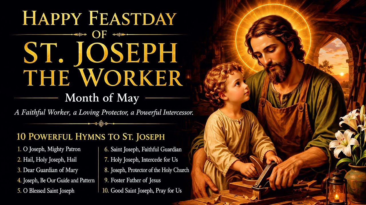10 Powerful Hymns to St Joseph | March Devotion to Saint Joseph 2026 | Catholic Prayer Songs