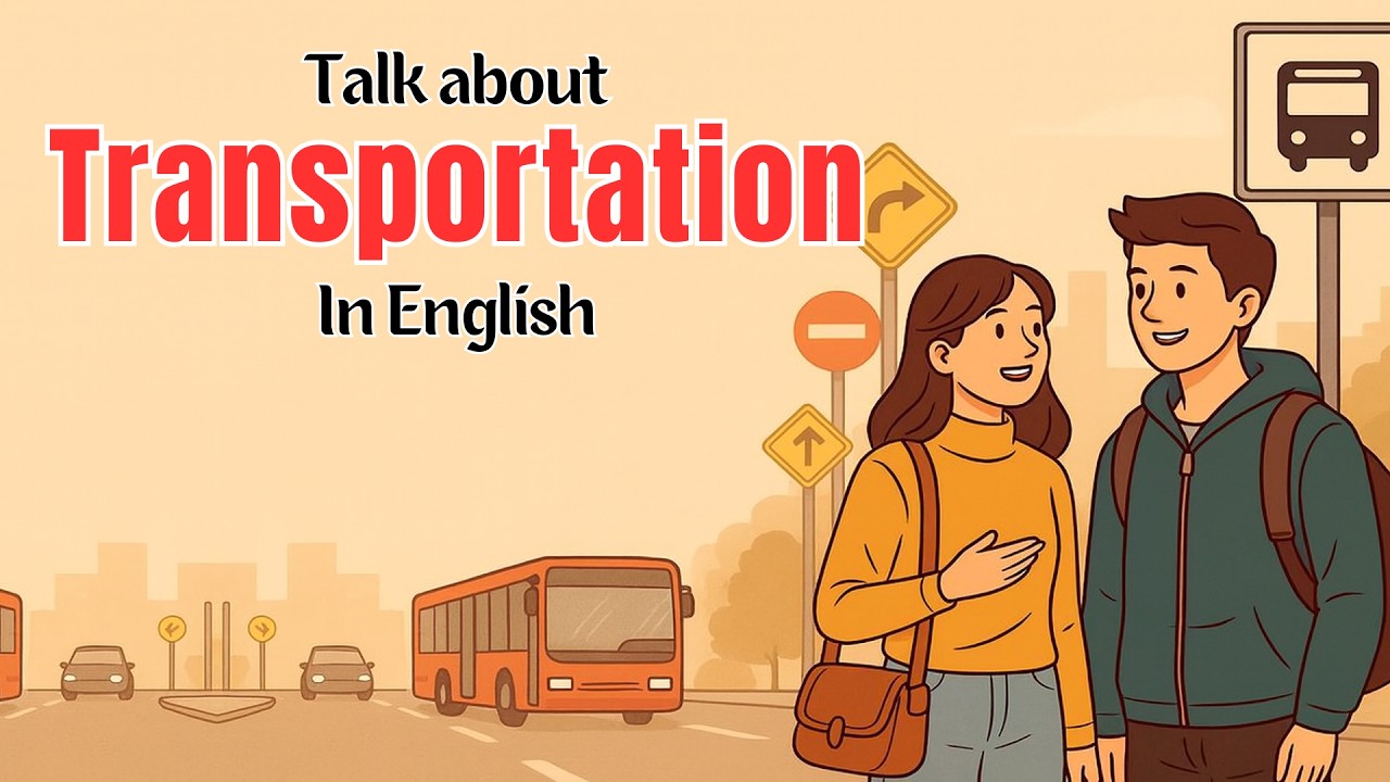 Transportation in English 🚍✈️ | Daily English Conversation Practice for Beginners #englishlistening