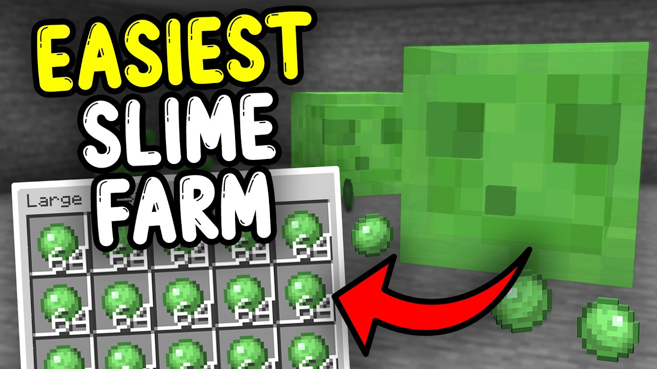 НОВЕЙШАЯ ПРОСТЕЙШАЯ ФЕРМА ДЛЯ РАЗВЕДЕНИЯ СЛАЙМА В МИРЕ Minecraft Bedrock 1.21/26.1+!