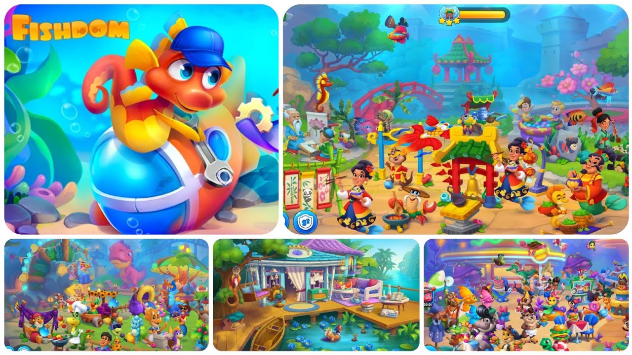 Fishdom: All Aquariums Unlocked • All Seasonal & Story Events Completed #fishdom #nayeemplays