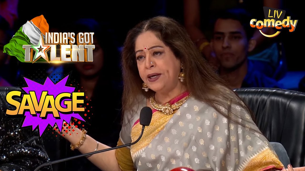 Kirron जी के Reaction से सब हो गए Shock | India's Got Talent Season 8 |Queen Of Savage
