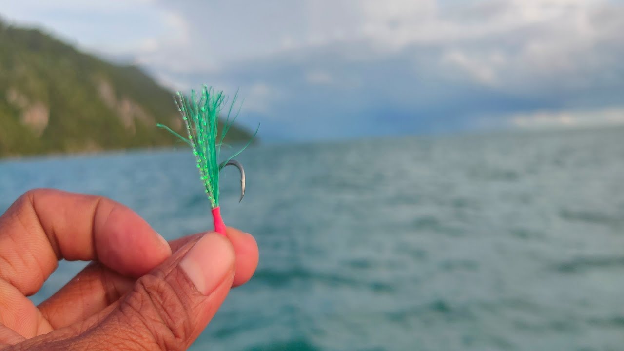 Sabiki Dari Tali Rafia Memang Jozzzz...Baru Turun Langsung Disambar.🤙