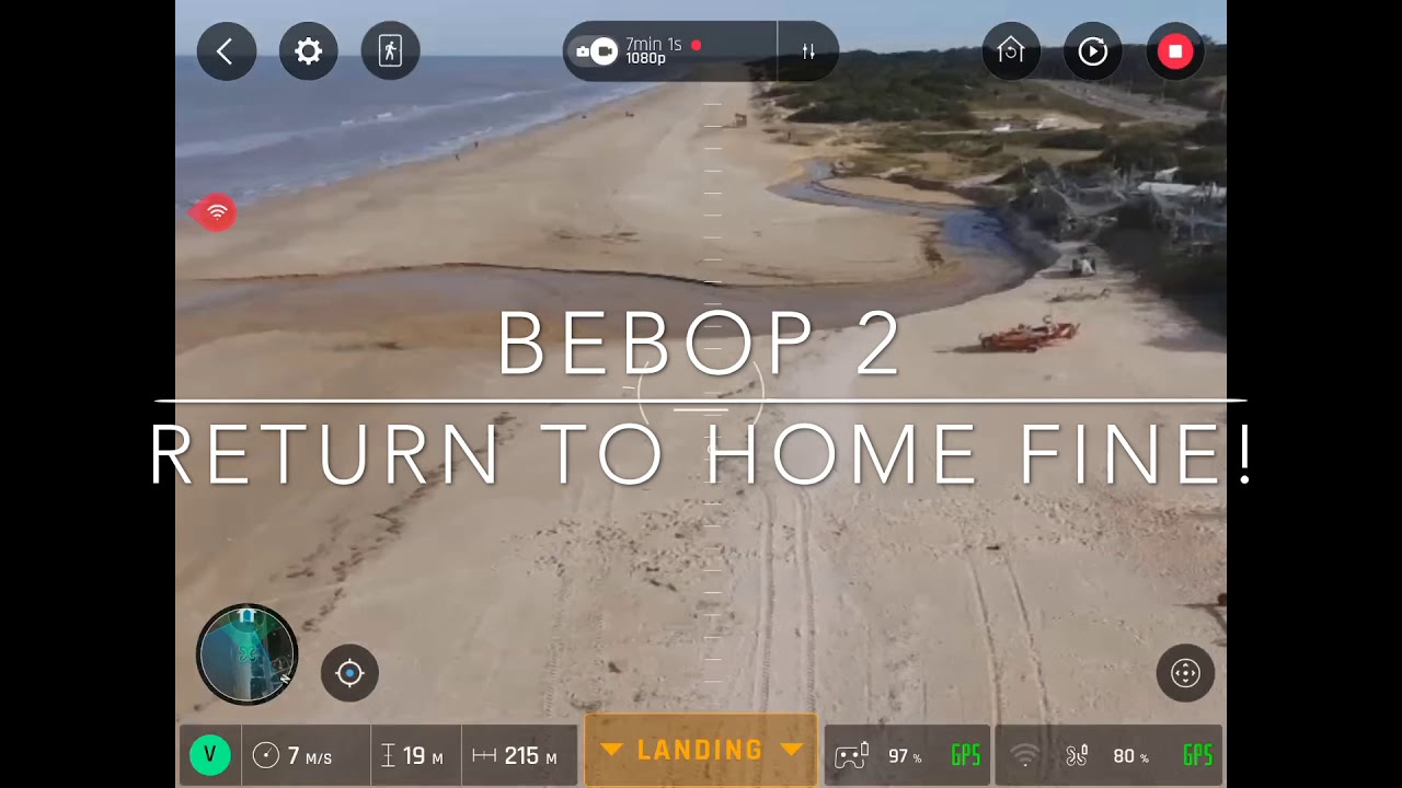 Bebop 2 ULTIMATE  Range test w/ Skycontroller 1 on WiFi 5 GHz. & 2.4GHz.
