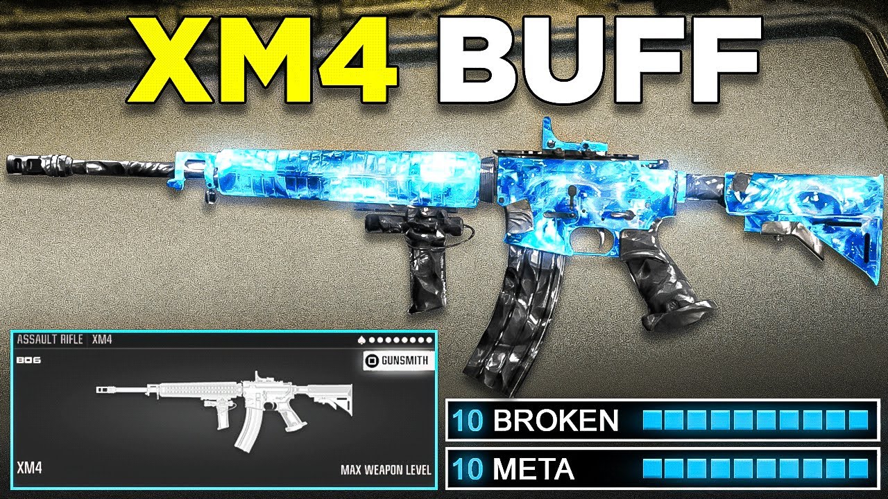 new *BUFFED* XM4 is GODLY AFTER UPDATE in BO6! 🤯 (Best XM4 Class Setup) - Black Ops 6