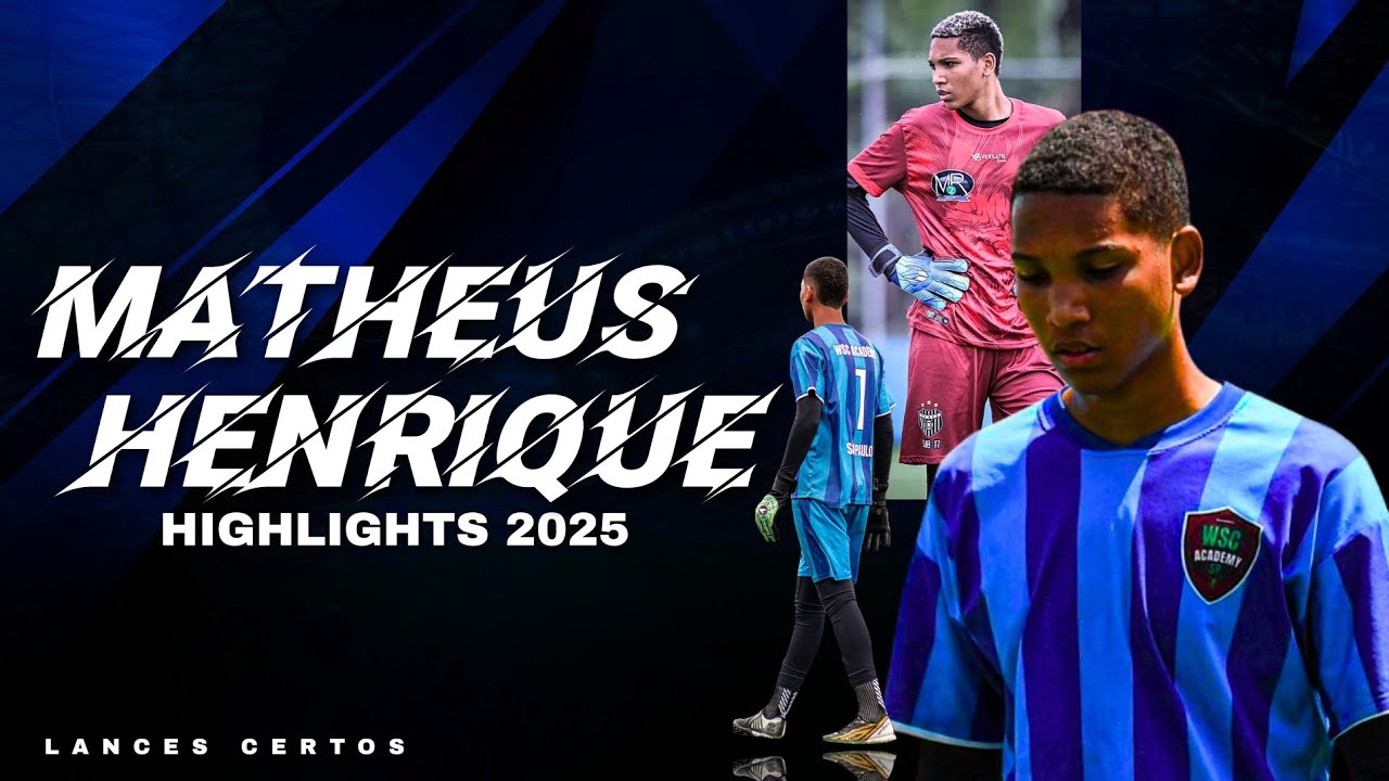 Matheus Henrique • Goleiro • Highlights • 2025