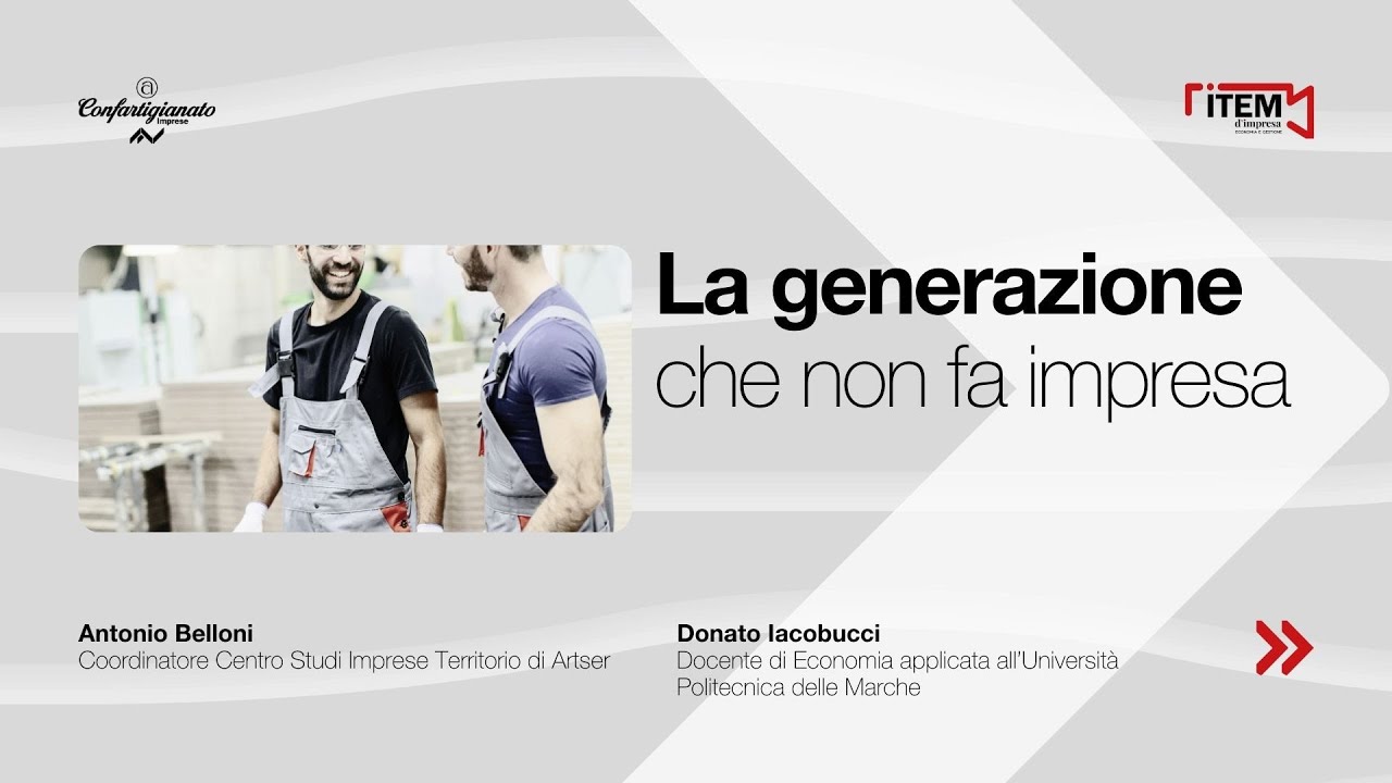 La generazione che non fa impresa