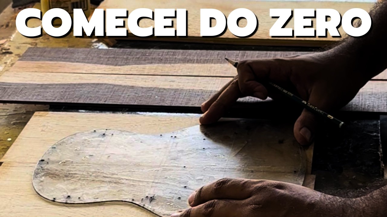 Construindo um Cavaquinho do Zero – EP1: Comprei as Madeiras e incrustei a roseta no cavaquinho