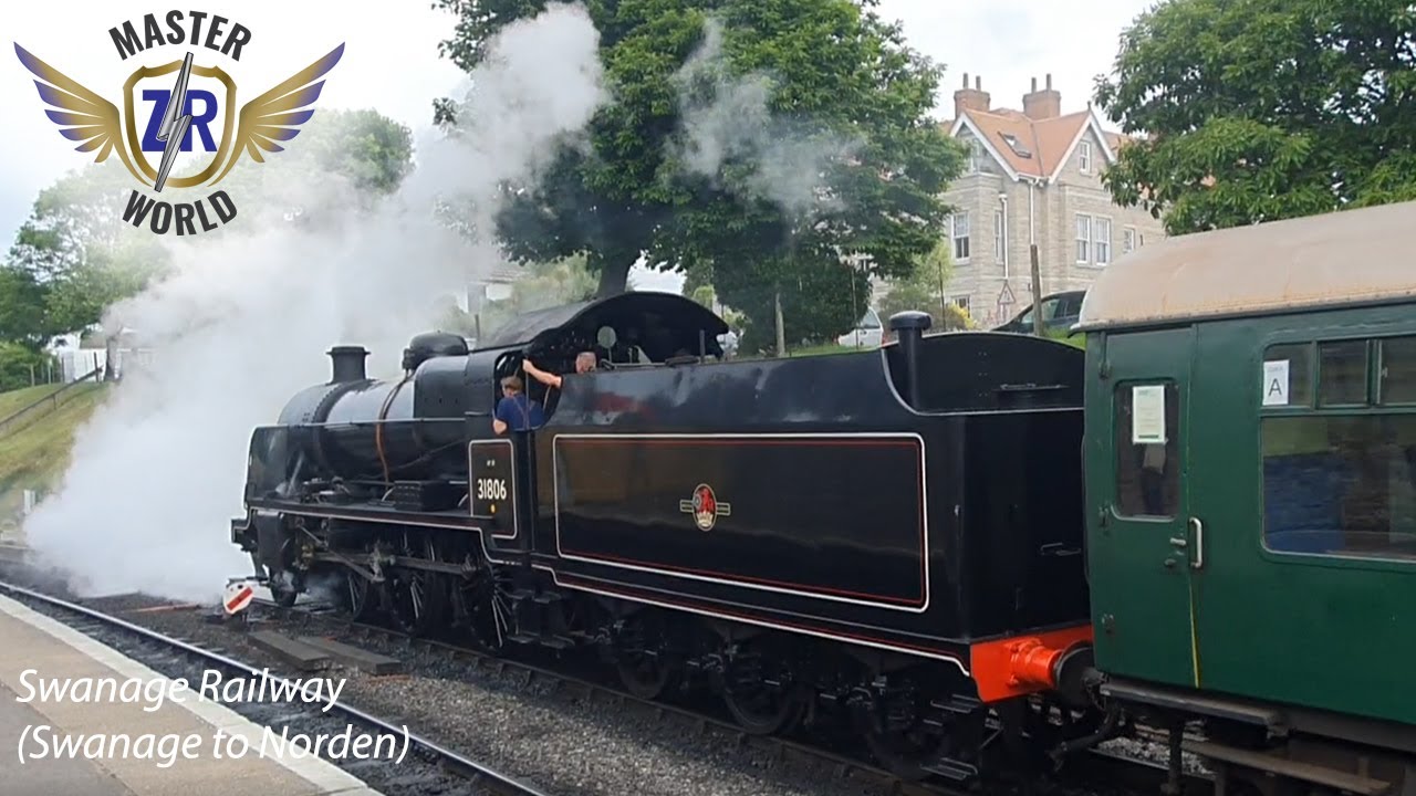 Swanage Railway (Swanage to Norden) (09/06/2022) - 4K