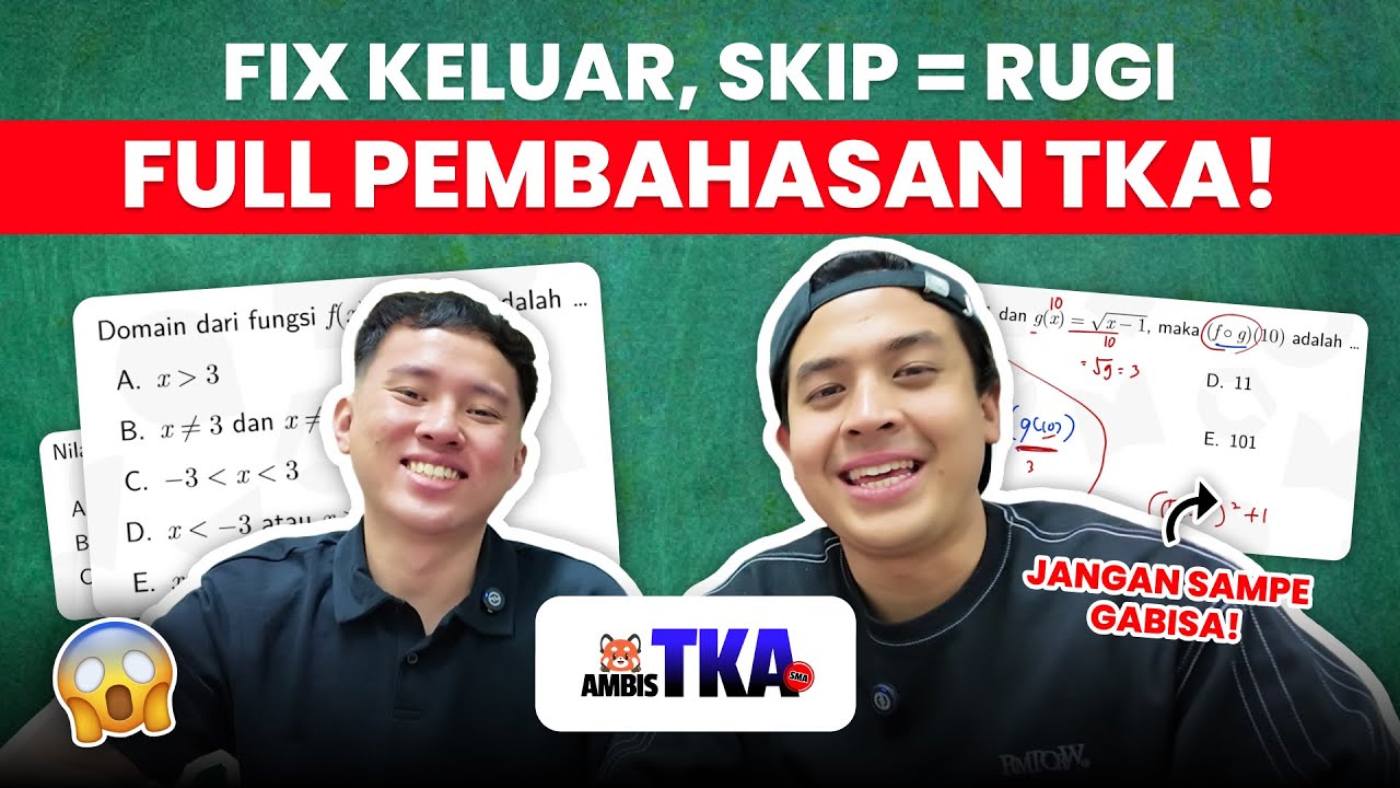 100% KELUAR!! BAHAS TKA 2025 FULL PEMBAHASAN | Mantappu Academy