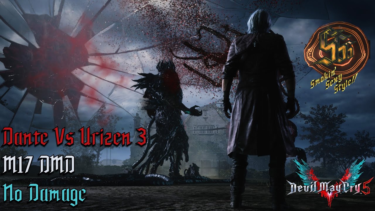 Devil May Cry 5 - Dante Vs Urizen #3 - Mission 17 DMD - No Damage (No Faust) (4K 60fps)