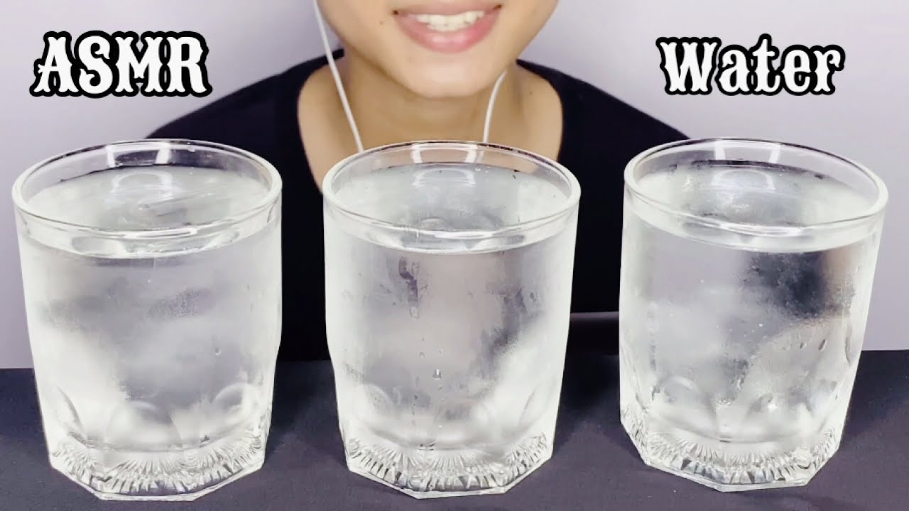 ASMR Drinking Fresh Water, Drinking Sound