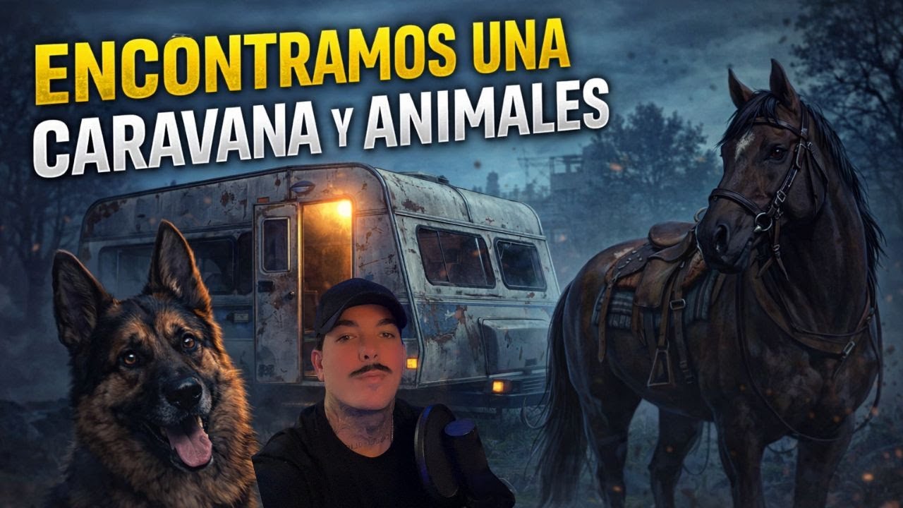 🚐🐕🐎 ¡ENCONTRAMOS UNA CARAVANA Y ANIMALES EN HUMANITZ! 🧟‍♂️🔥