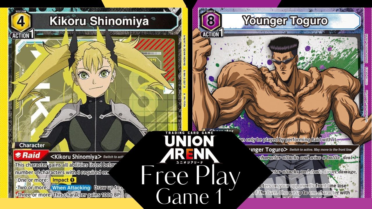 Kikoru vs Toguro \ Union Arena / Tcg Testing Live Gameplay