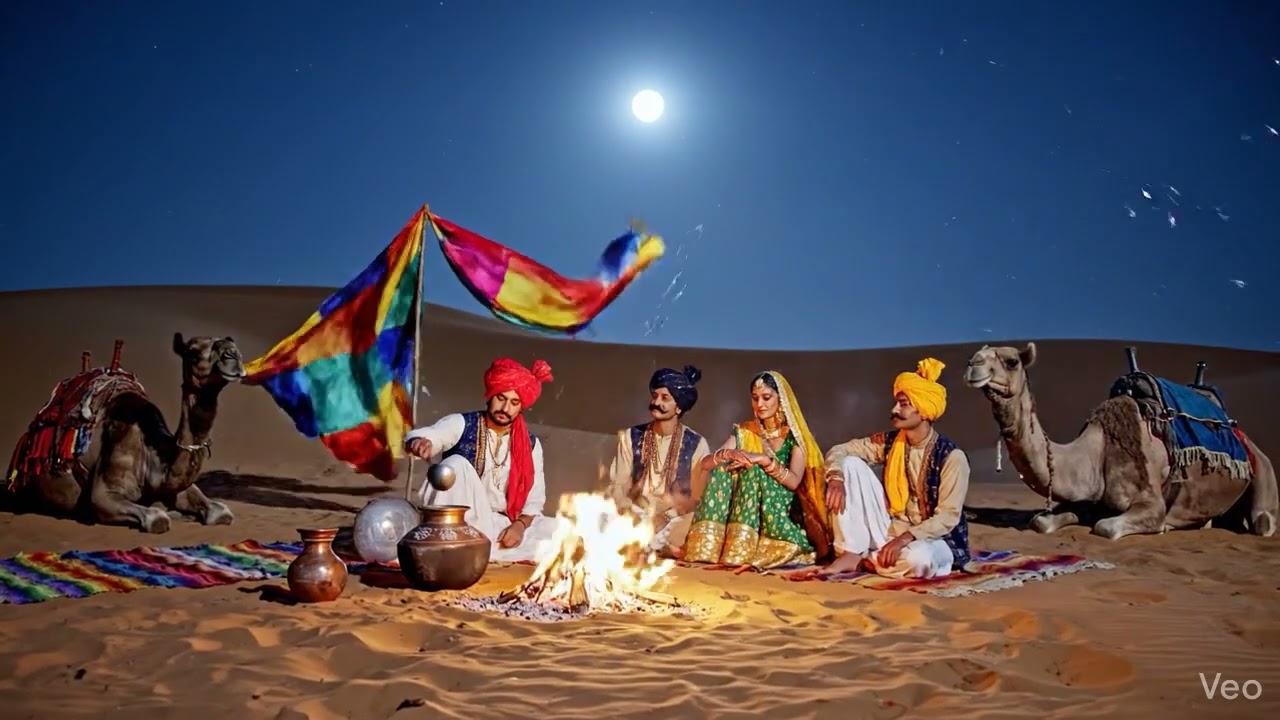 Ghoomar Chandni | चाँदनी री रेत रो रंग | Rajasthani Folk Soul | Kartik Pareek 