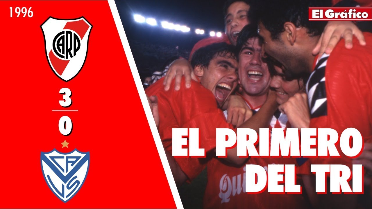 TORNEO APERTURA 1996: RIVER 3 VÉLEZ 0 | Dos goles de Salas y el Millonario campeón