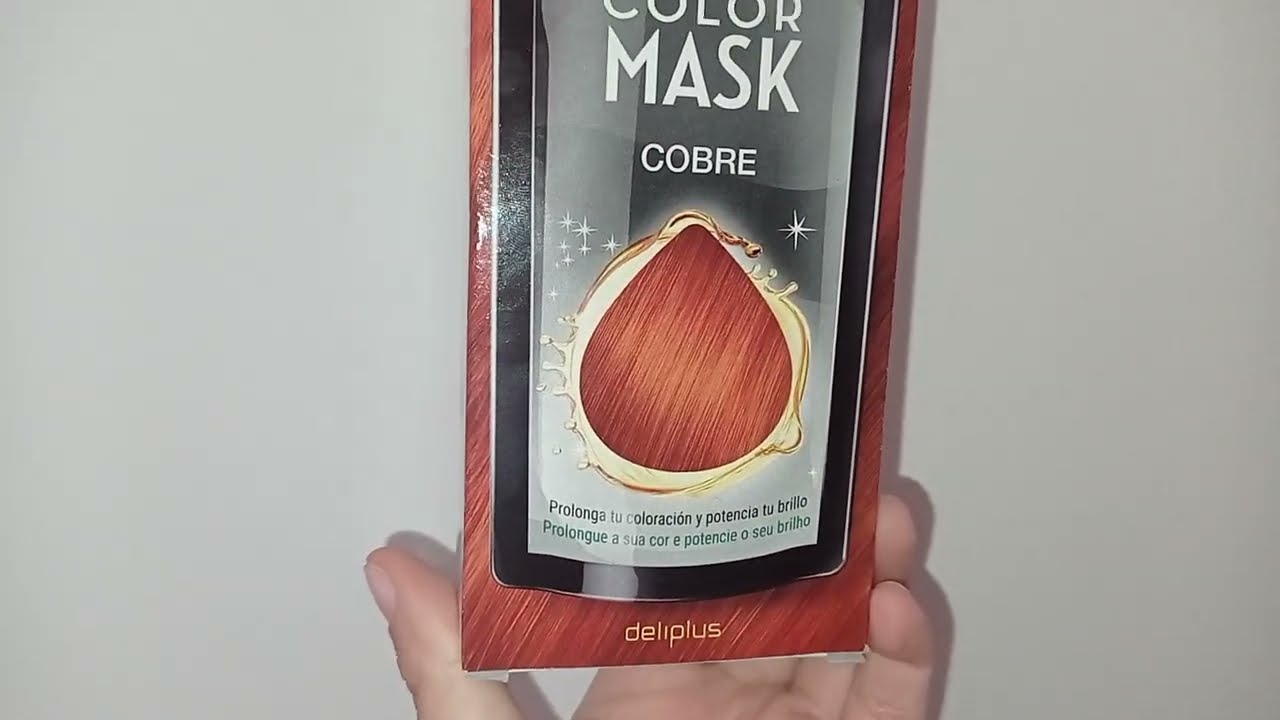 Mascarilla con color cobre de Mercadona 🧡