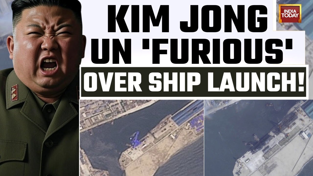 North Korean Dictator Kim Jong Un 'Furious' After Failed Public Launch Of New Warship | India Today