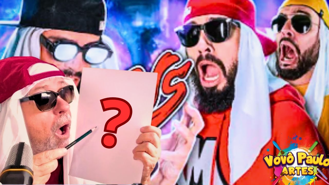 React e desenhando Mussa e Mussarela Vs. Mussa Reverso (W) - Batalha de Rap