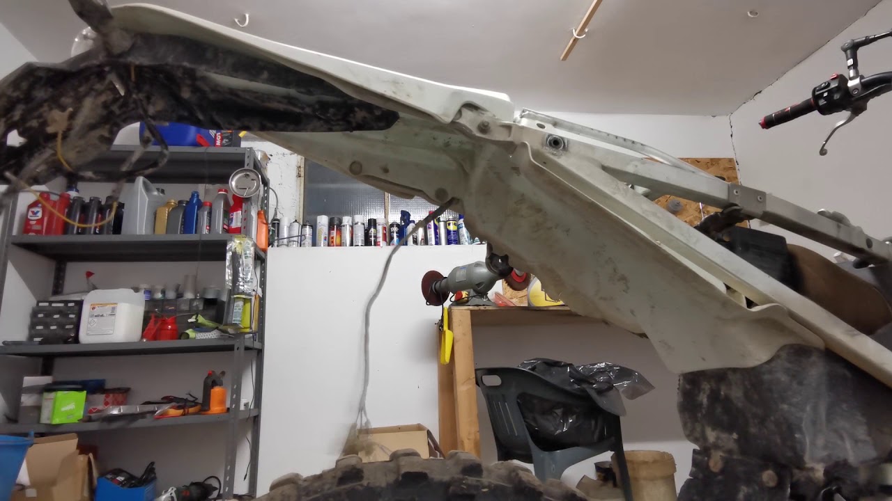 Restoring a drowned bike | TE 450 | #1