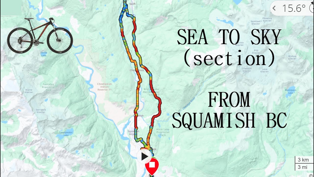 Sea To Sky trail, Squamish BC