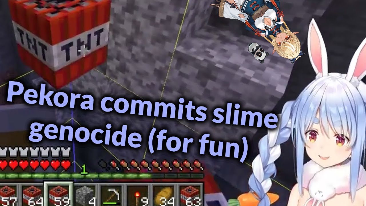 Pekora talks about Pekolandish, gets bullied by Flare; commits large scale explosive slime murder