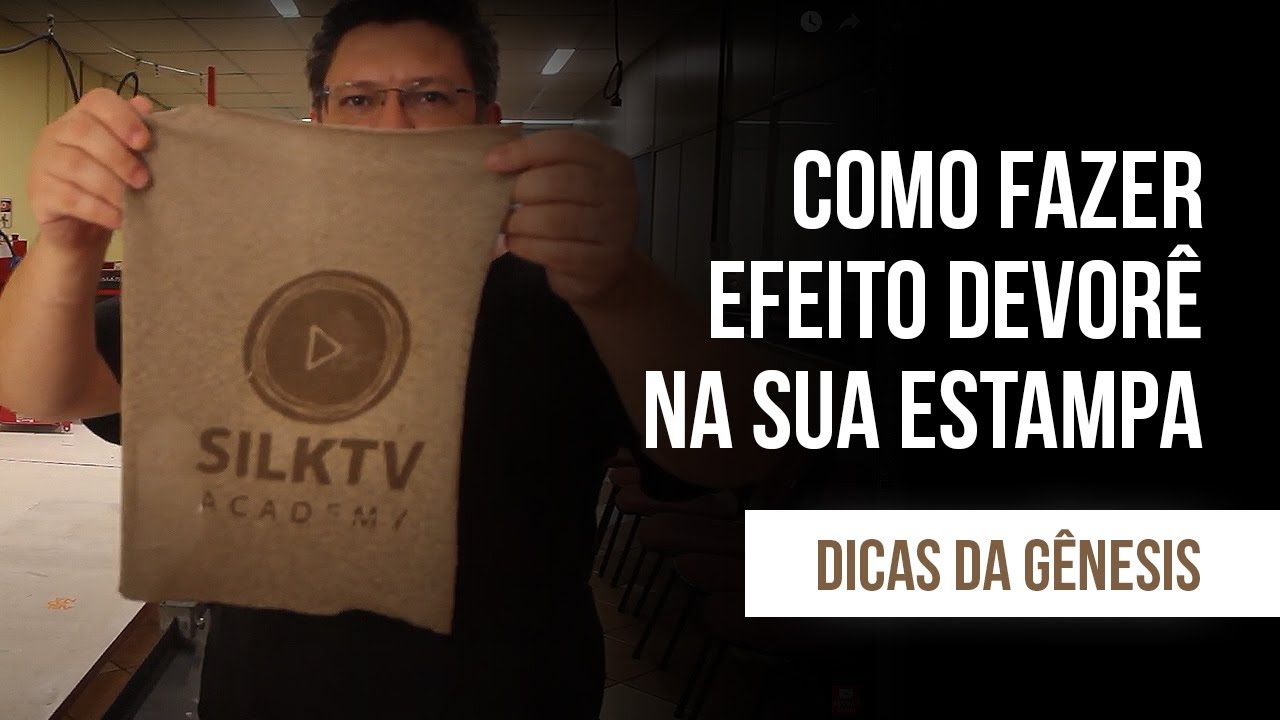 #96 - Como fazer efeito devorê na sua estampa