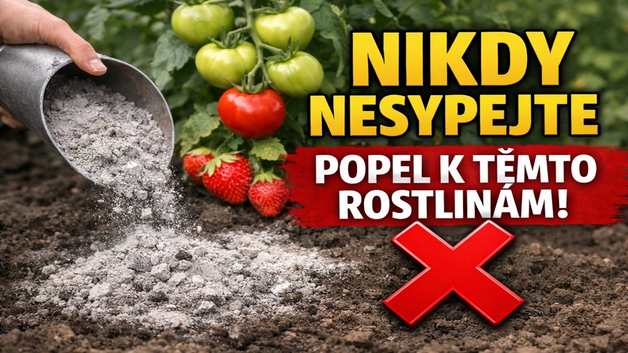 NIKDY NESYPTE popel pod TYTO rostliny! Hlavní chyba, která VÁM ZAHUBÍ úrodu.