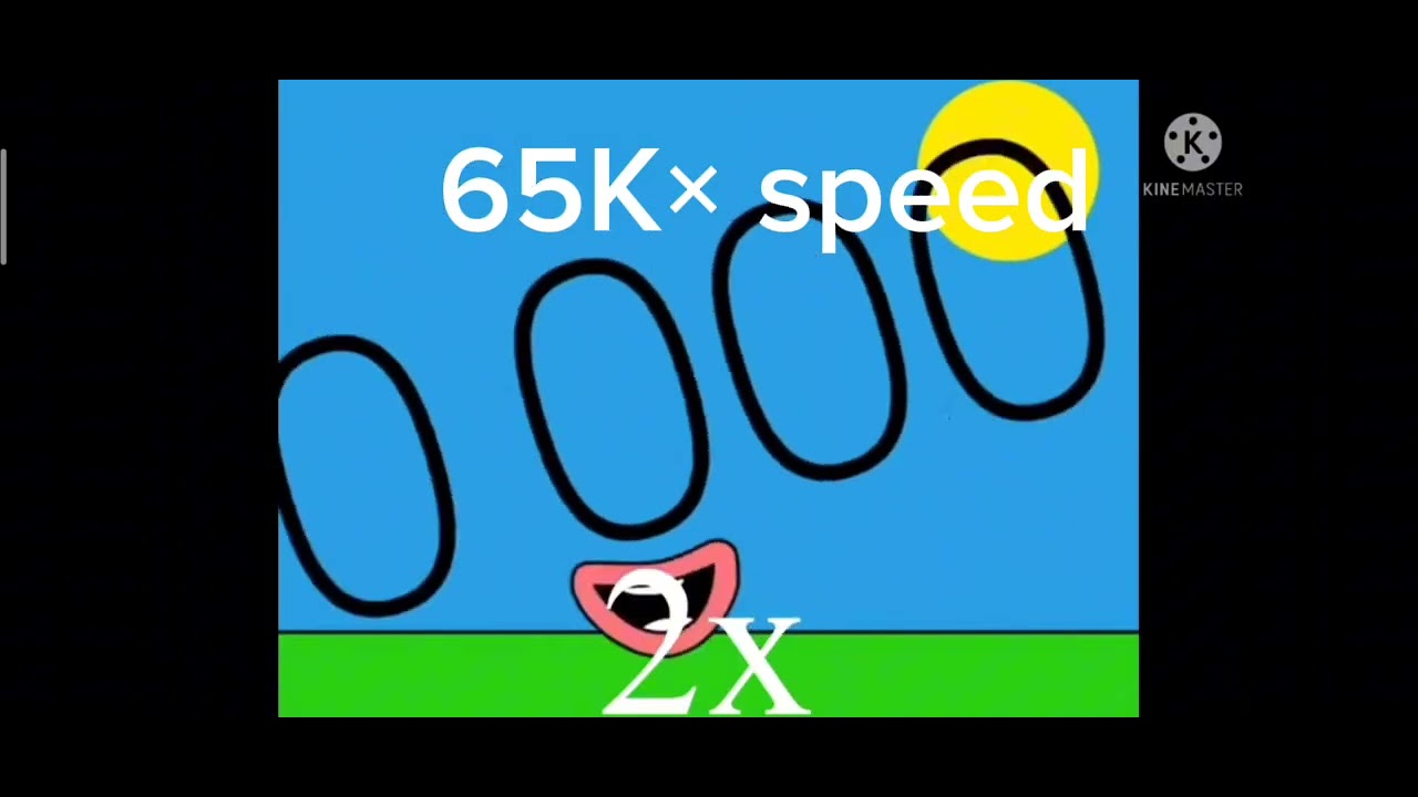 0 jumpscare 32K× speed to 1M× speed
