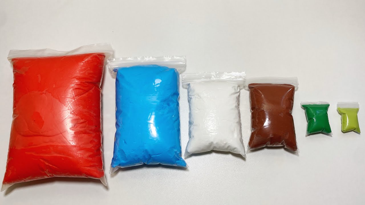 ASMR 6 COLOR&rsquo;S From small to large super clay unboxing|6minutes satisfying unboxing#10 #clay #2026 