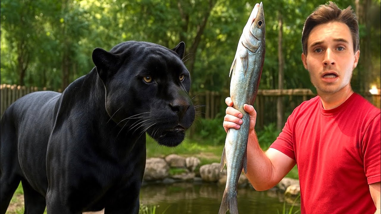 FEEDING My JAGUAR a WHOLE FISH &mdash; He Went CRAZY!