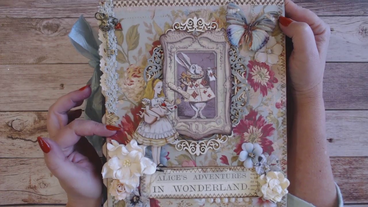 Alice In Wonderland Mini Album - GDT project for ReneaBouquets