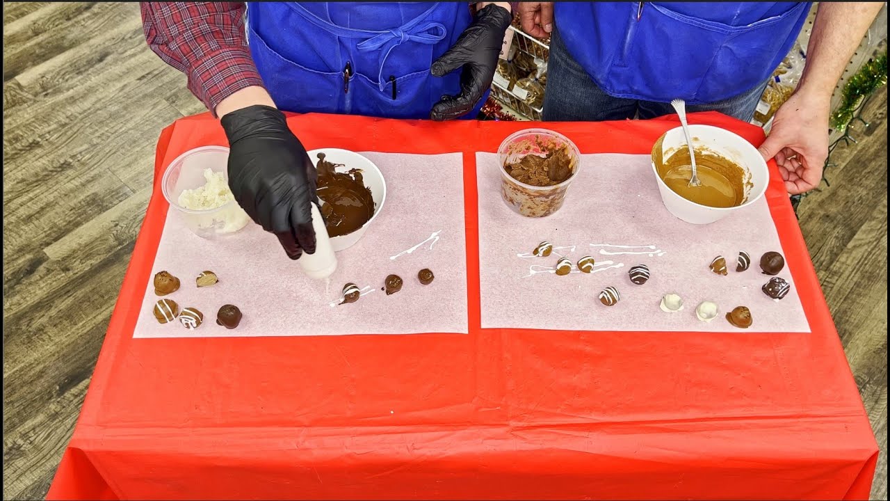 How To Make Homemade Chocolate Candies Using Candy Centers!