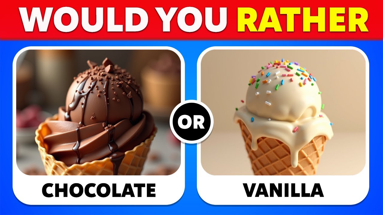 Would You Rather...? CRAZIEST Ice Cream Flavor Dilemmas! 🚨 | Rabbit Quiz