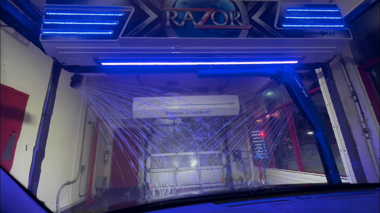 Washworld Razor Car Wash With Ryko Slimline Dryers At Petro-Canada In La Prairie, Québec