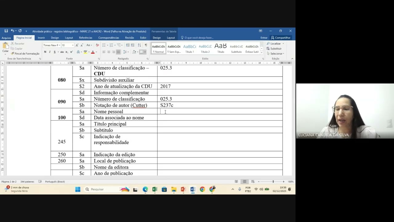 BIBEAD 2025.2: Aula de revisão 02.12.2025 - Instrumentos de Representação Descritiva da Informação