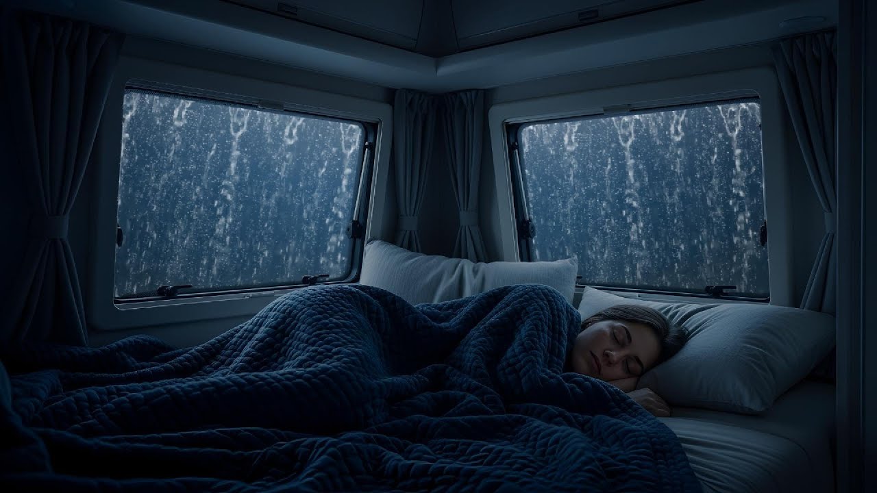 Rain & Thunderstorm Sounds on Cozy Car 🌧️ Relaxing Ambience for Deep Sleep & Calm Mind