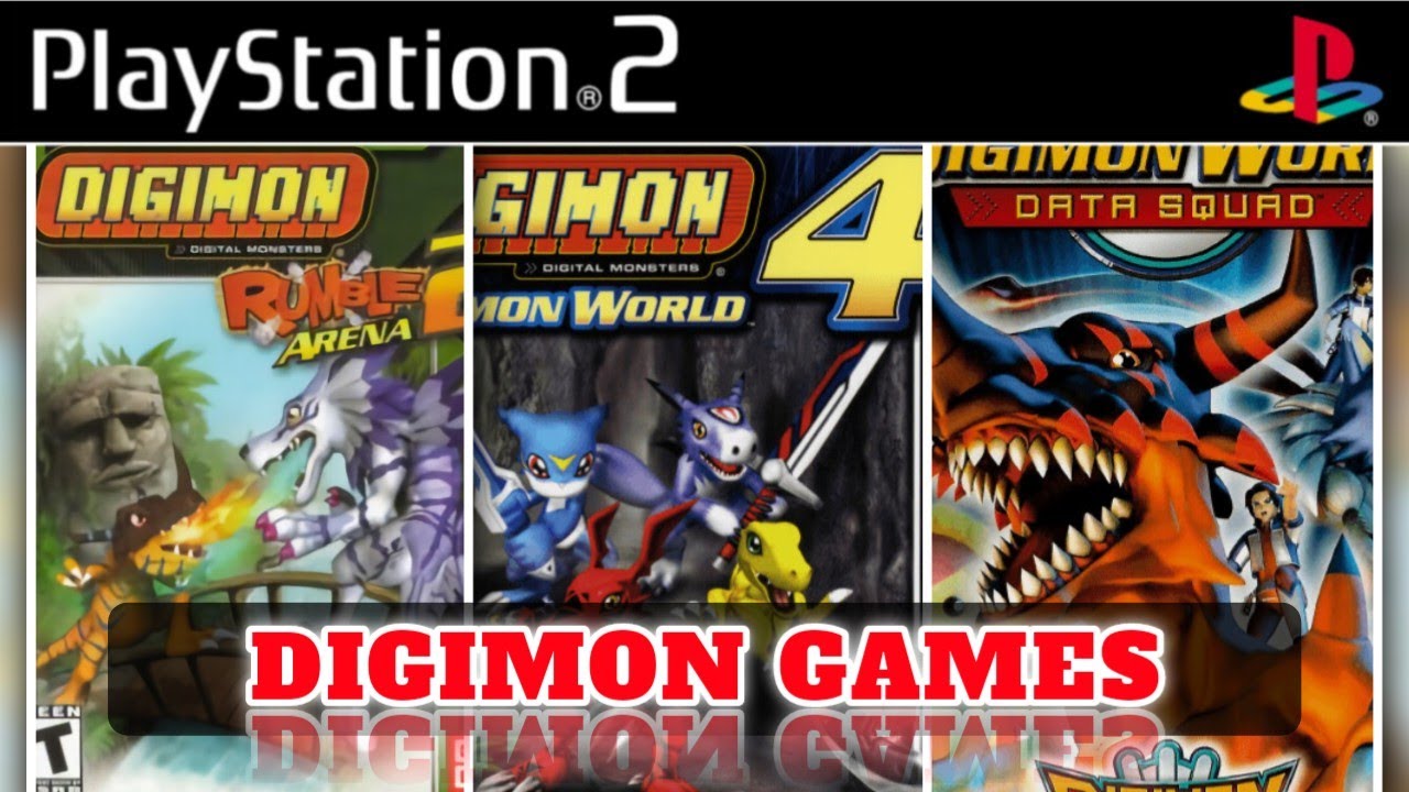 All Digimon Games on PS2