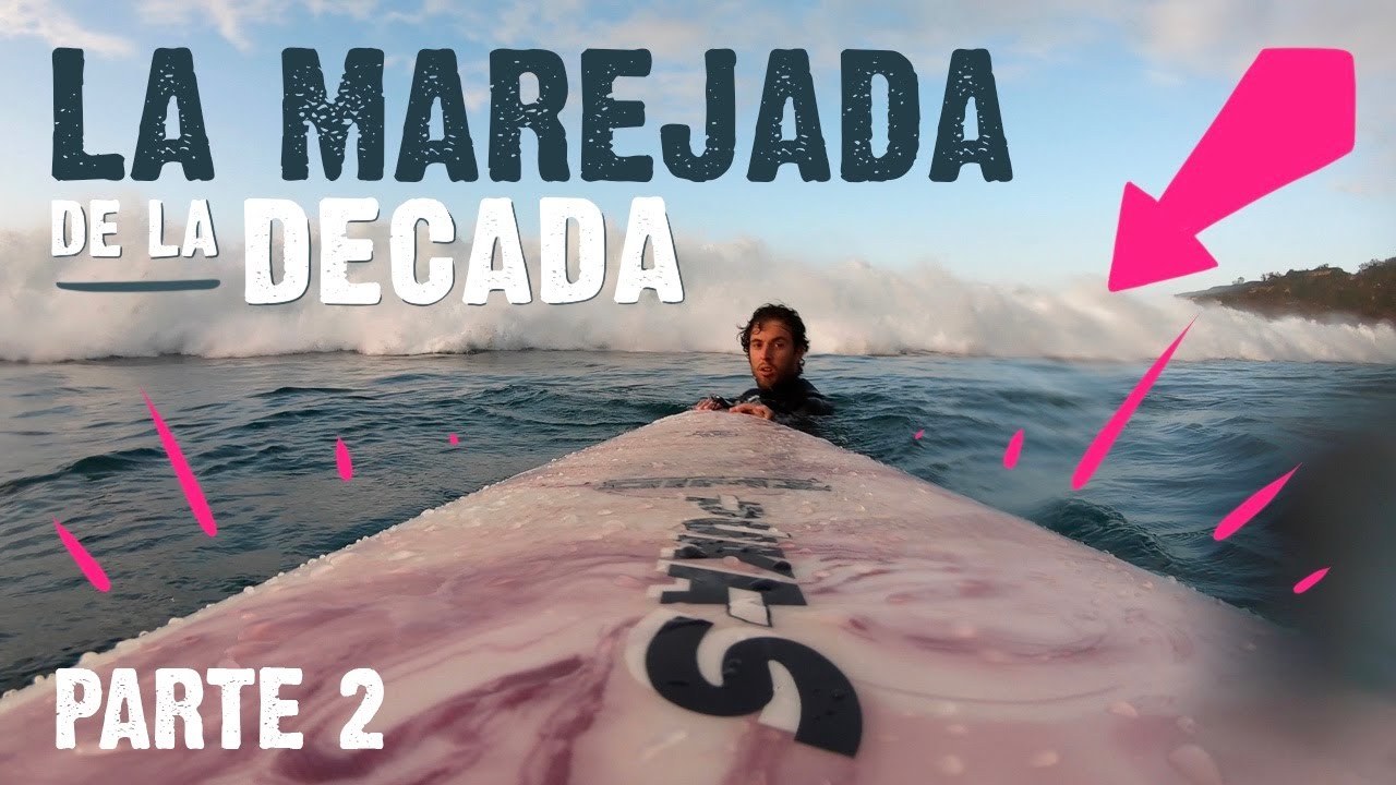 OLAS GIGANTES y *ALERTA ROJA🔴 *(Parte 2). Por fin SURFEAMOS EL PINCHO💪