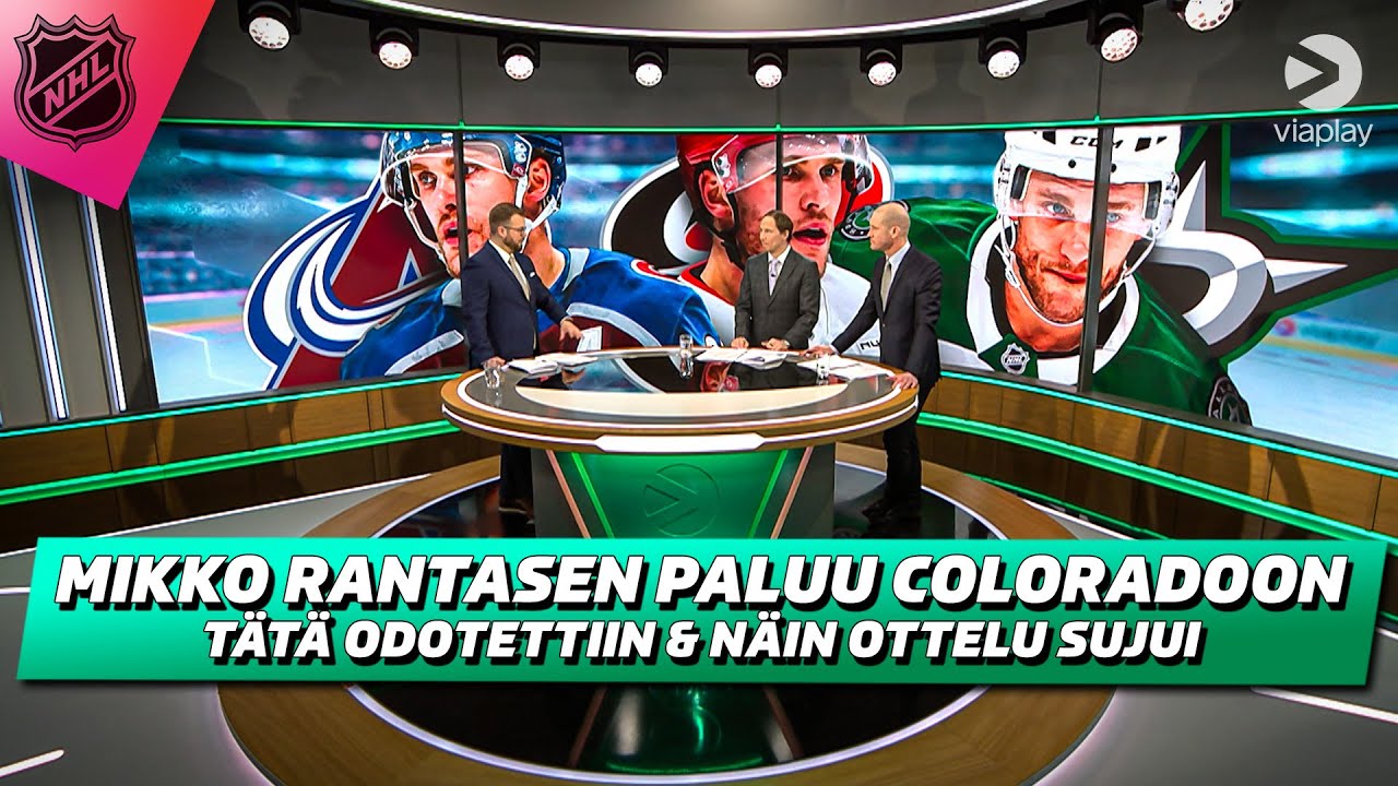Mikko Rantasen paluu Coloradoon Dallas Starsin pelipaidassa | Tätä odotettiin & näin ottelu sujui