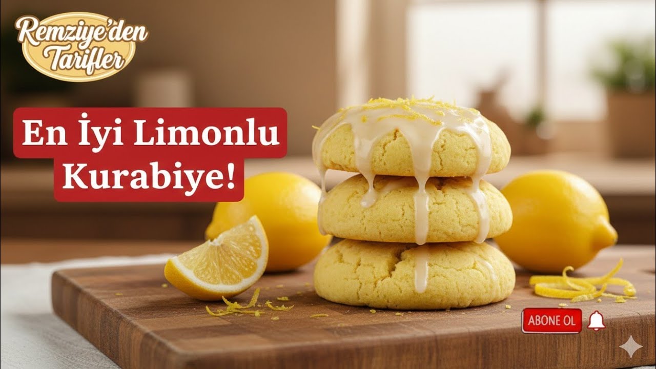🍋 KOLAY VE PRATİK BİR TARİF | Limonlu Kurabiye #kurabiyetarifleri #kolaytarifler 