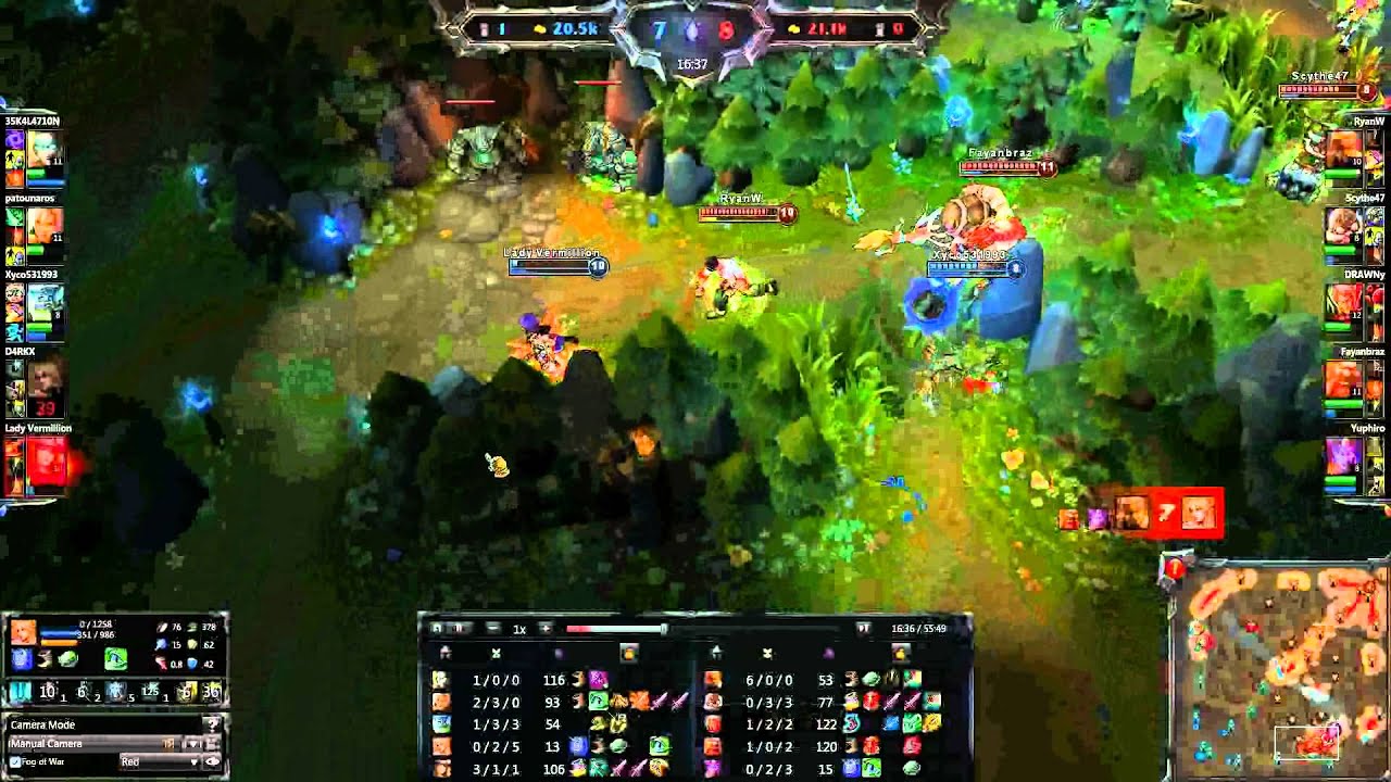 LoL- Lee Sin Big Play!