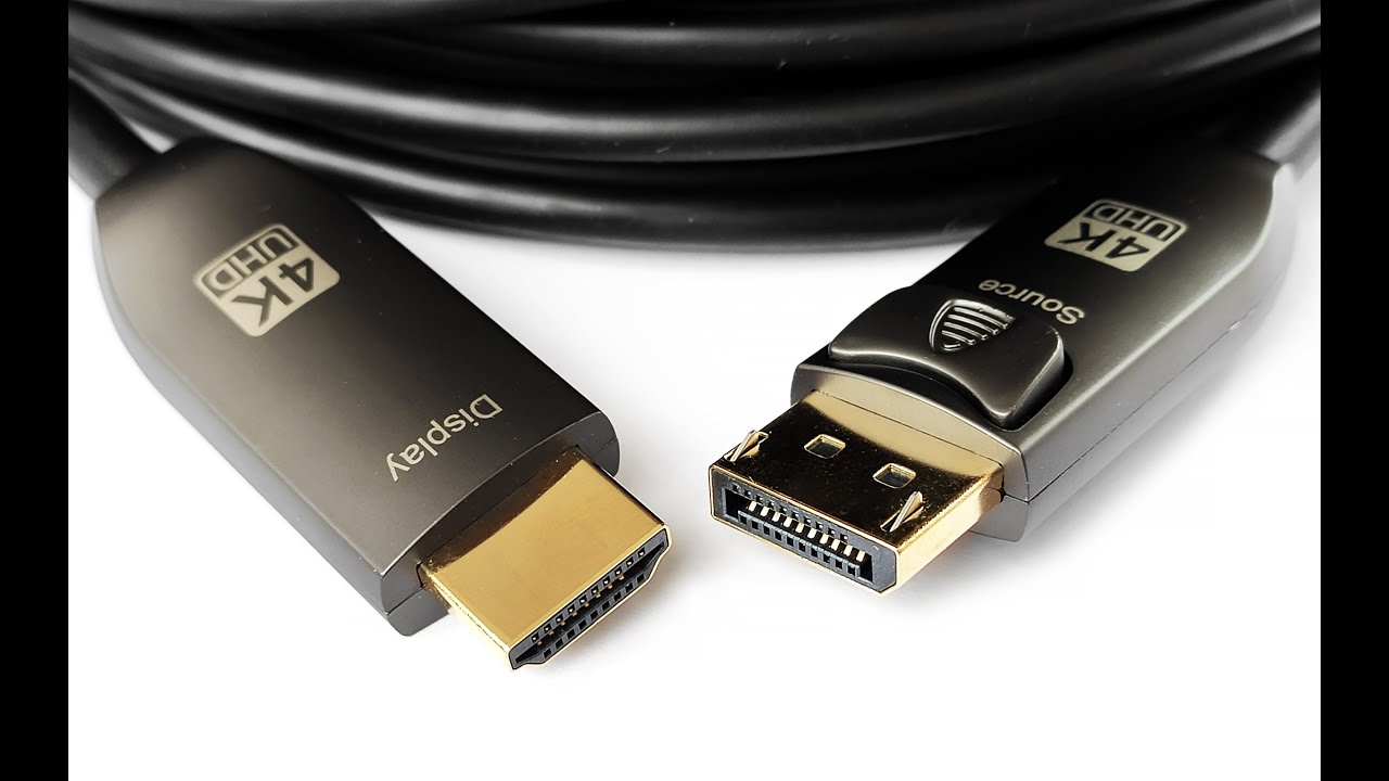 DisplayPort to HDMI - оптический кабель, Ultra HD 4K. На 100м реально передать видео?