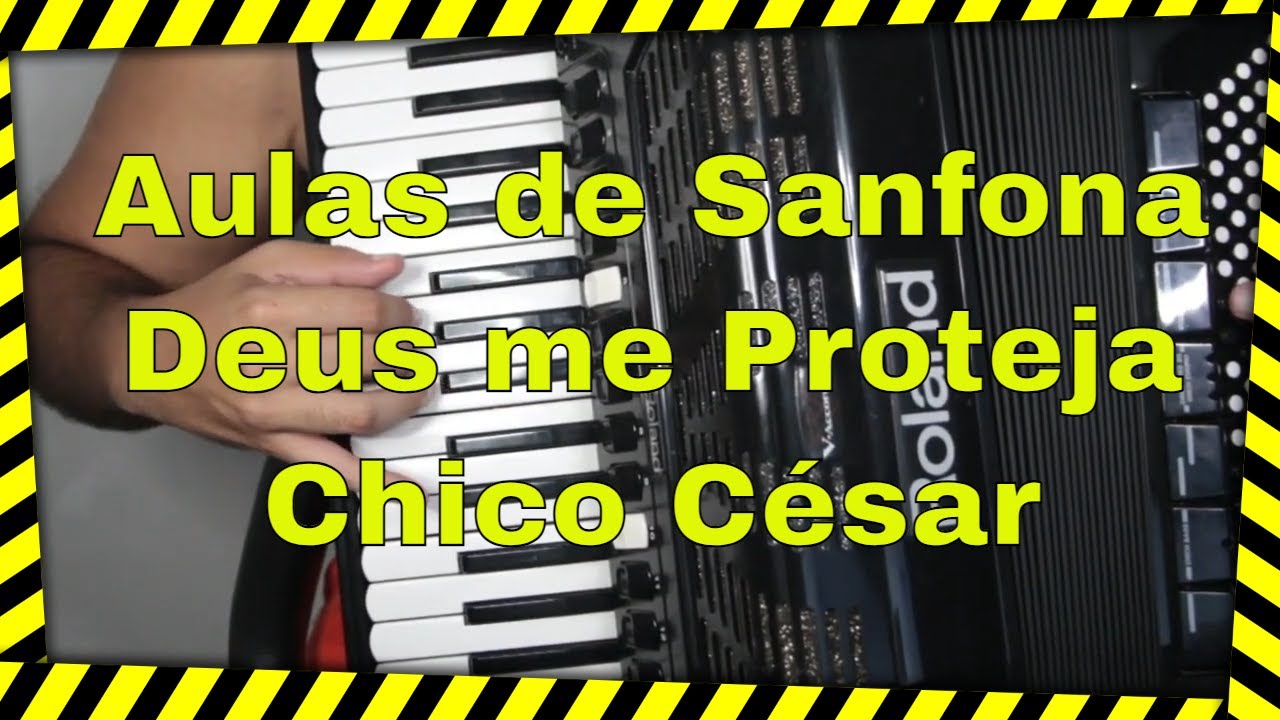 Video Aula Acordeon - Deus me Proteja - Chico César - Passo a Passo