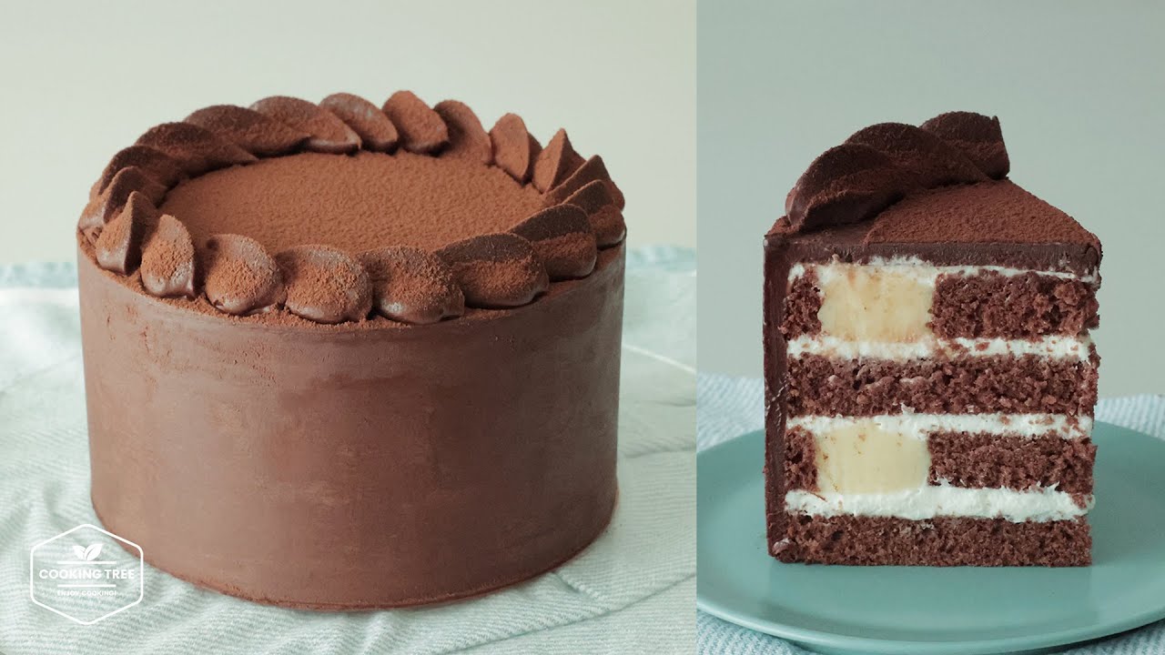 Рецепт торта с заварным шоколадом и ганашем
