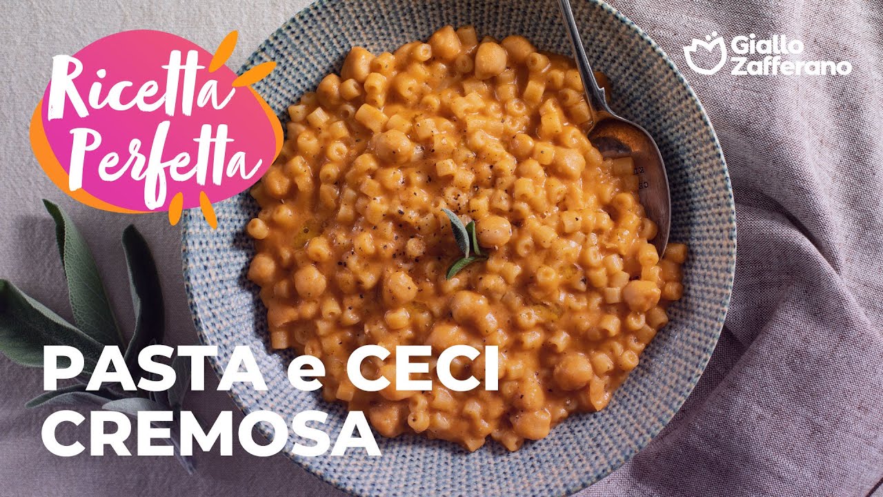 PASTA e CECI SUPER CREMOSA - la RICETTA PERFETTA🥰💛🥄