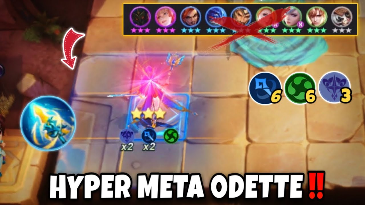 MOST ANNOYING ODETTE COMBO EVER | STRONGEST ZILONG TRICK‼️ MAGIC CHESS