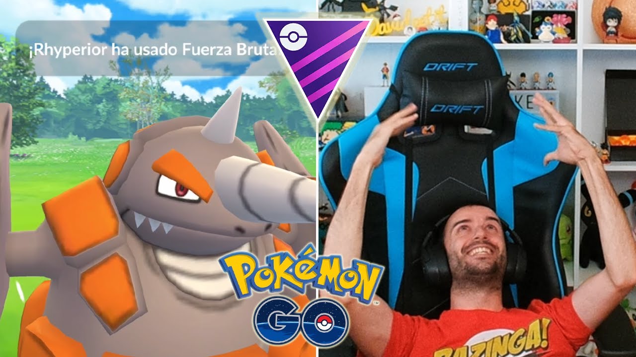 SE RINDEN ANTE MI TODO PODEROSO RHYPERIOR LVL50 EN LIGA MÁSTER! [POKÉMON GO-DAVIDPETIT]