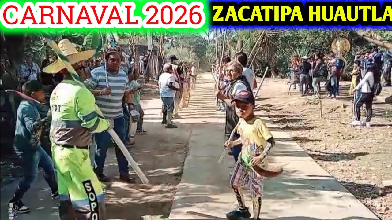  Asi empieza el Carnaval 2026 en Zacatipa Huautla Hgo 
