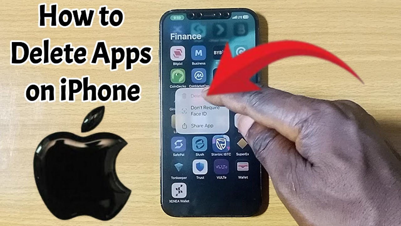 Как удалить приложения на iPhone