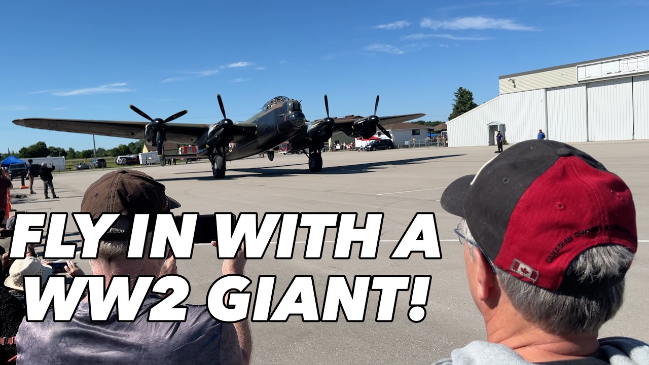Lancaster Bomber At The Goderich Fly In